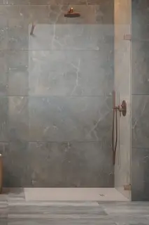 Radaway Essenza Pro Душевое ограждение walk-in 6 мм, Easy Clean 110х200h см, цвет: brushed copper 10103110-93-01