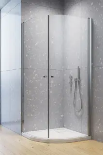 Radaway Eos PDD I Душевой уголок 90х197h см, универсальный, Easy Clean, цвет: хром глянцевый 137603-01-01