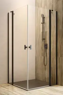 Radaway Nes 8 KDD II Душевая дверь, левая, прозрачная 8 мм, Easy Clean 80х200h см, цвет: black 10085080-54-01L