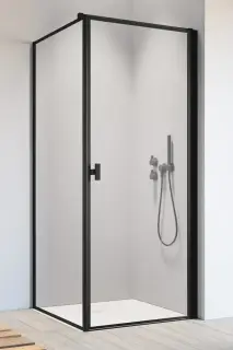 Radaway Nes 8 KDJ I Боковая стенка, frame 8 мм, Easy Clean 70х200h см, цвет: black 10089070-54-56