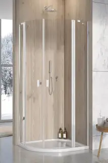 Radaway NES PDD II Душевая дверь, правая, прозрачная 6 мм, Easy Clean 80х200h см, цвет: хром глянец 10030080-01-01R