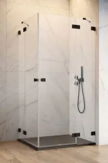 Radaway Essenza Pro KDD Душевая дверь, правая, прозрачная 6 мм, Easy Clean 80х200h см, цвет: black 10096080-54-01R