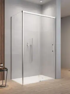 Radaway Idea KDS Душевая дверь, правая, прозрачная 6 мм, Easy Clean 150х200h см, цвет: хром глянец 10115150-01-01R