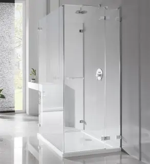 Radaway Euphoria KDJ P Боковая стенка, прозрачная 8 мм, Easy Clean 80х200h см, цвет: хром глянцевый 383038-01