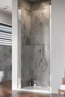 Radaway Nes DWJ I Душевая дверь в нишу, правая, прозрачная 6 мм, 90х200h см, цвет: хром глянцевый 10026090-01-01R