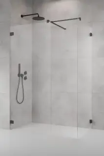 Radaway Штанга душевого ограждения промежуточная, цвет: brushed gunmetal 389000-92