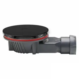 Radaway Сифон для душевого поддона, пластиковый, цвет: черный R400BP