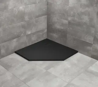 Radaway Kyntos PT Поддон для душа из композита, 100х100х3h см под решетку, цвет: black HKPT100100-54