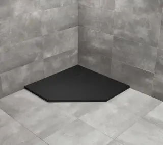 Radaway Kyntos PT Поддон для душа из композита, 80х80х3h см под решетку, цвет: black HKPT8080-54