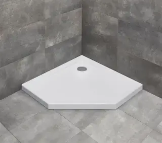 Radaway Doros Plus PT Поддон для душа из акрила, 100х100х4h см, цвет: белый глянцевый SDRPTP1010-01