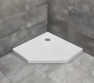 Radaway Doros Plus PT Поддон для душа из акрила, 80х80х4h см, цвет: белый глянцевый SDRPTP8080-01