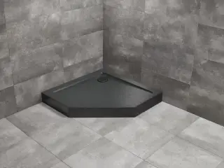 Radaway Doros PT Compact Поддон для душа из акрила, 80х80х11,5h см, цвет: stone black SDRPT8080-05-54S