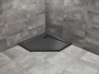 Radaway Doros PT Поддон для душа из акрила, 90х90х5h см, цвет: stone black SDRPT9090-01-54S