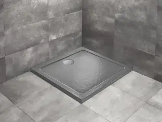 Radaway Doros C Поддон для душа из акрила, 100х100х5h см, цвет: stone anthracite SDRC1010-01-64S