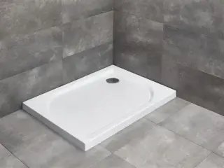 Radaway Delos D Поддон для душа из акрила, 75х90х4,5h см, цвет: белый глянцевый 4D97545-03