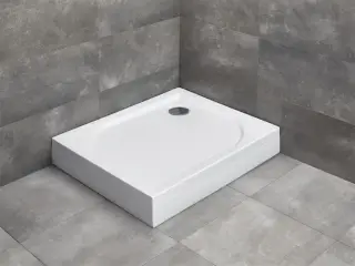 Radaway Delos D Поддон для душа из акрила, 75х80х14,5h см, правый, цвет: белый глянцевый 4D87514-03R