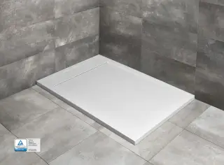 Radaway Teos F Поддон для душа из композита, 100х70х3h см с крышкой слива, цвет: white HTF10070-04