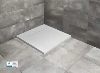 Radaway Teos C Поддон для душа из композита, 80х80х3h см с крышкой слива, цвет: white HTC8080-04