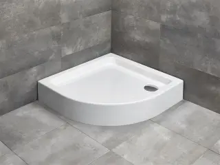 Radaway Laros A Compact Поддон для душа из акрила, 85х85х17h см, цвет: белый глянцевый SLA8585-01