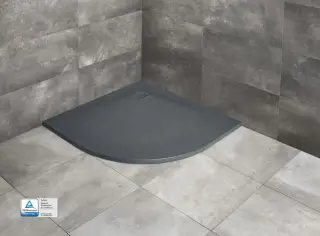 Radaway Kyntos A Поддон для душа из композита, 90х90х3h см под решетку, цвет: antracite HKA9090-64