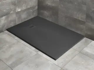 Radaway Kyntos F Поддон для душа из композита, 150х90х3h см под решетку, цвет: antracite HKF15090-64