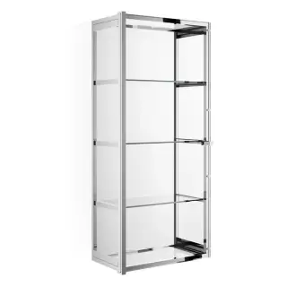 Decor Walther Glas S 3 Шкафчик подвесной 35x19xh80 см, стекло прозрачное, цвет хром 0602400