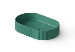 Dea Design Раковина чаша 55x35x12h см, Solid Surface, цвет: green DD9811 550 10