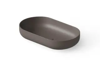 Dea Design Раковина чаша 58x34x12h см, Solid Surface, цвет: grey brown DD9104 580 6