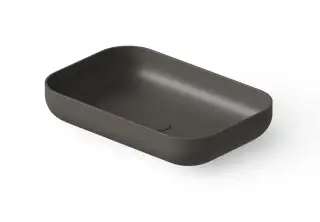 Dea Design Раковина чаша 58x38x12h см, Solid Surface, цвет: graphite DD9103 580 5