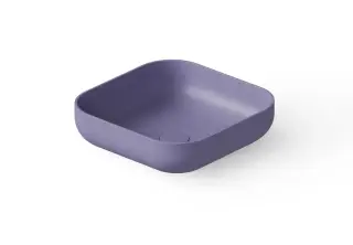 Dea Design Раковина чаша 40x40x12h см, Solid Surface, цвет: lilac DD9102 400 14
