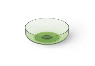 Dea Design Раковина чаша d40x12h см, Glasstech, цвет: emerald DD9101 400 R3