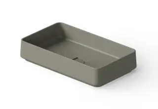 Dea Design Раковина чаша 58x34x12h см, Solid Surface, цвет: light grey DD9100 580 4