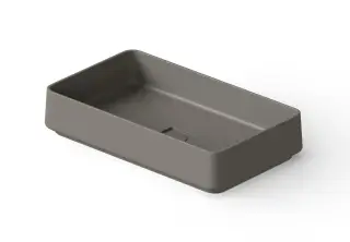 Dea Design Раковина чаша 58x34x12h см, Solid Surface, цвет: grey DD9100 580 3