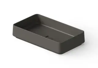 Dea Design Раковина чаша 58x34x12h см, Solid Surface, цвет: graphite DD9100 580 5