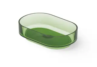 Dea Design Раковина чаша 56x36x15h см, Glasstech, цвет: emerald DD9097 560 R3