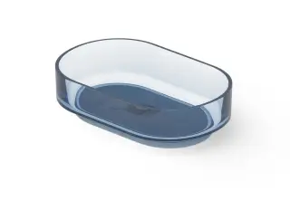 Dea Design Раковина чаша 56x36x15h см, Glasstech, цвет: royal blue DD9097 560 R7