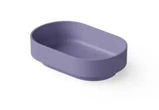 Dea Design Раковина чаша 56x36x15h см, Solid Surface, цвет: lilac DD9097 560 14