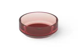 Dea Design Раковина чаша d43x15h см, Glasstech, цвет: pomegranate DD9096 430 R5