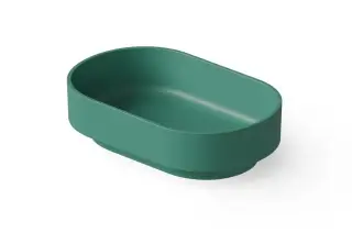 Dea Design Раковина чаша 56x36x15h см, Solid Surface, цвет: green DD9097 560 10