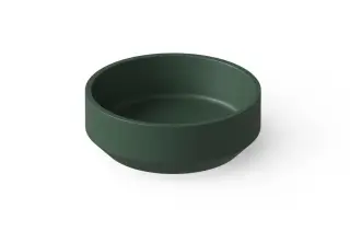 Dea Design Раковина чаша d43x15h см, Solid Surface, цвет: dark green DD9096 430 11