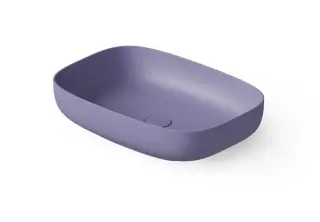 Dea Design Раковина чаша 55x38x12h см, Solid Surface, цвет: lilac DD9094 550 14
