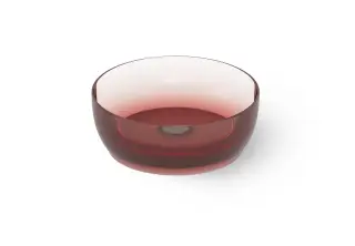 Dea Design Раковина чаша d40x14h см, Glasstech, цвет: pomegranate DD9093 400 R5