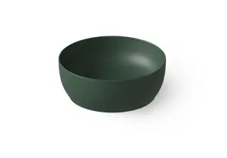 Dea Design Раковина чаша d40x14h см, Solid Surface, цвет: dark green DD9093 400 11
