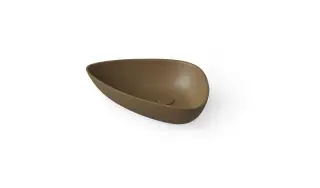 Dea Design Раковина чаша 58,5x39x13h см, Solid Surface, цвет: dark camel DD9086 585 1