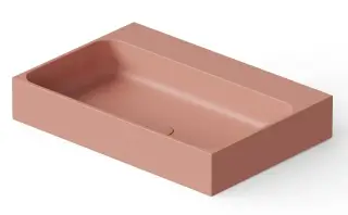 Dea Design Раковина чаша двойная 41x41x10,5h см, Solid Surface, цвет: lotus DD9083 410 13