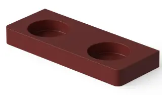 Dea Design Раковина накладная 120x48x14h см, Solid Surface, цвет: red wine DD9081 1200 17