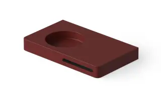 Dea Design Раковина накладная 80x48x10h см, Solid Surface, цвет: red wine DD9080 800 17