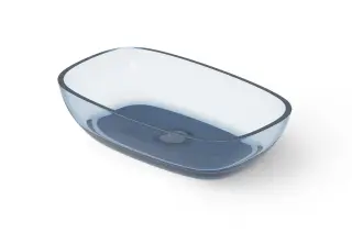 Dea Design Раковина чаша 60x36x14h см, Glasstech, цвет: royal blue DD9079 600 R7