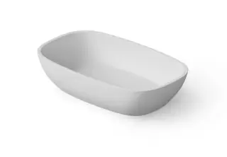 Dea Design Раковина чаша 60x36x14h см, Solid Surface, цвет: white DD9079 600 18