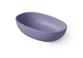 Dea Design Раковина чаша 60x36x14h см, Solid Surface, цвет: lilac DD9078 600 14